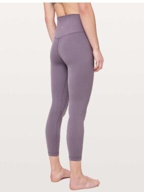 Lululemon Align Pant II 25" Size 10 in Graphite Purple Yoga Soft Lightweight